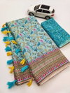 MG 250 Digital Printed Pure Linen Non Catalog Sarees Wholesale Clothing Suppliers In India